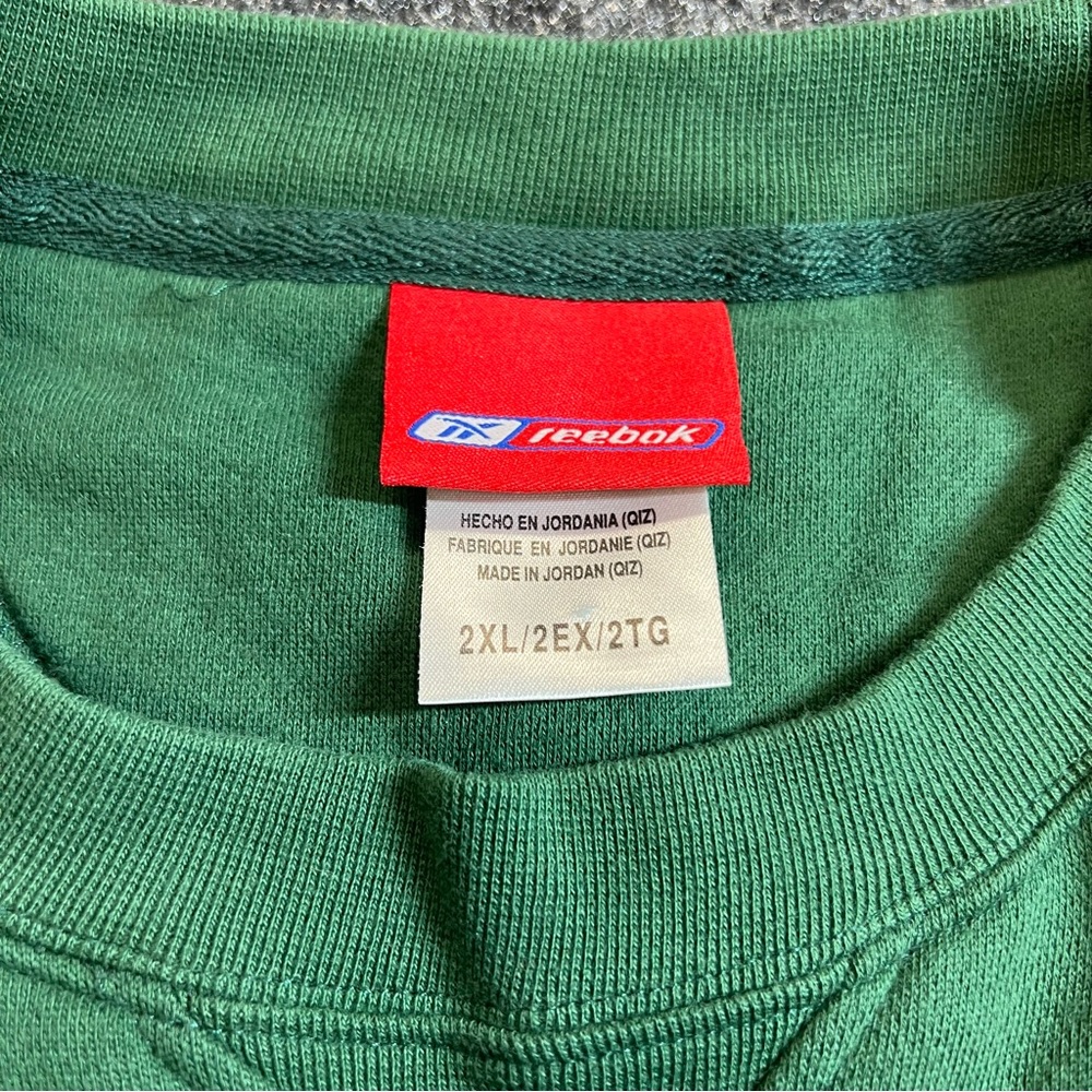 Vintage Green Bay Packers Reebok Script Logo Sweatshirt 2XL - Picture 3 of 6